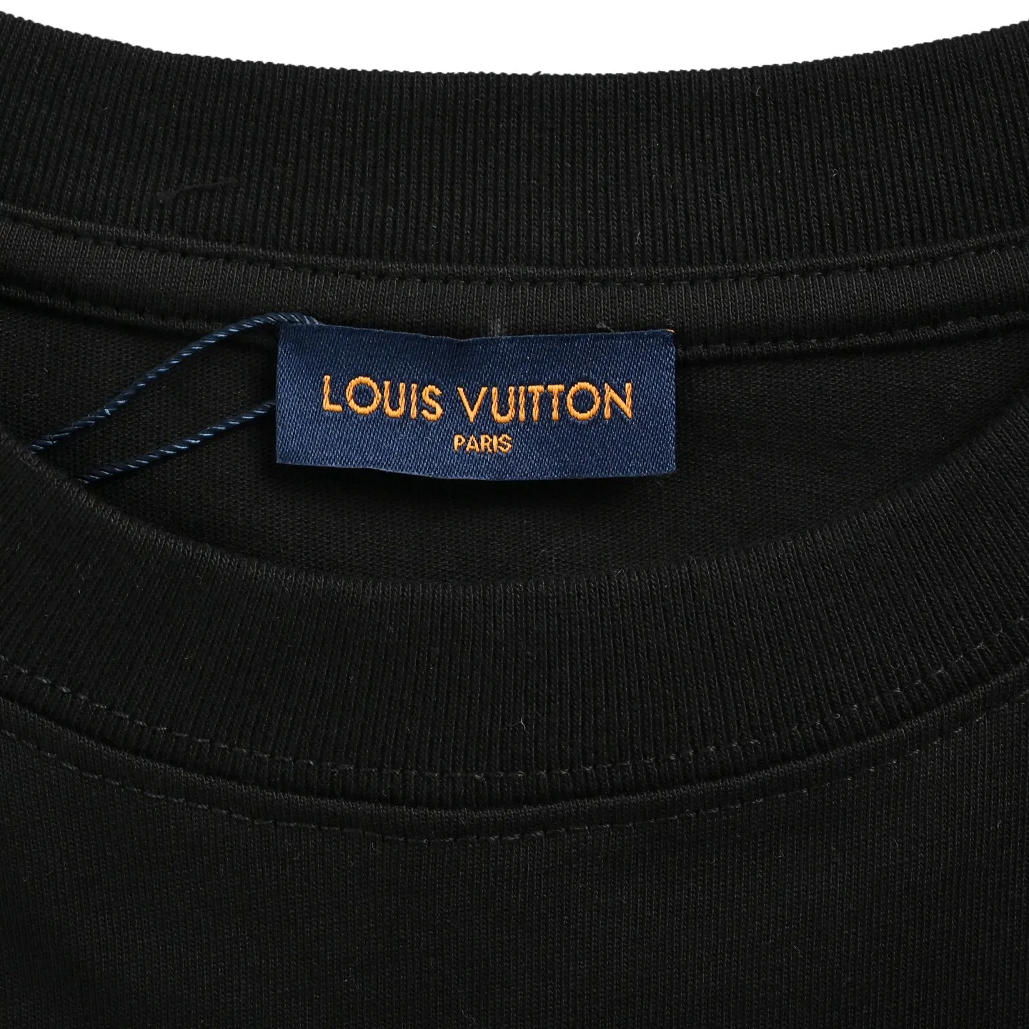 Louis Vuitton/Louis Vuitton 25ss presbyopic letter logo foam printed short sleeves